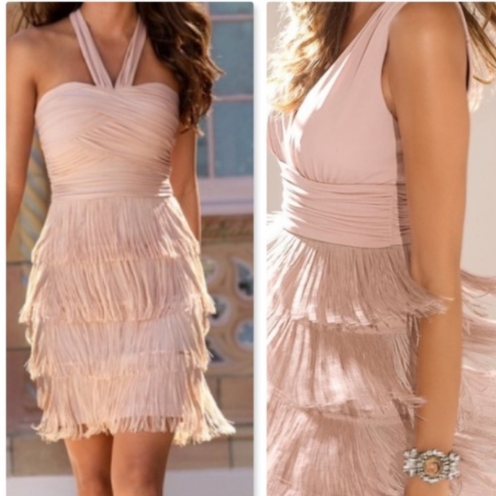 Boston proper by muse fringe dress